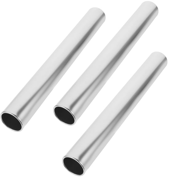 MEIBUTYUP 3Pcs Lightweight Track Baton Aluminum Relay Race Sticks for Kids School Field Race