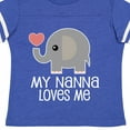 thumbnail image 4 of Inktastic Nanna Loves Me Grandchild Boys or Girls Toddler T-Shirt, 4 of 5