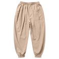 thumbnail image 5 of Boys Harem Jogger Pants Lightweight Loose Fit Sweatpants Elastic Cuff Breathable Summer Bottoms 2-14 Years, 5 of 5