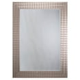 thumbnail image 2 of Yosemite Home Decor Pewter Blocks Mirror - Geometric Glam Wall Mirror-Size:24" X 36", 2 of 5