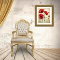 thumbnail image 3 of Boho Hue Studio 20x24 Gold Ornate Wood Framed with Double Matting Museum Art Print Titled - Lipstick Poppies, 3 of 4