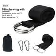 thumbnail image 3 of ZLight Kit de Balançoire d'Arbre 350KG Sangles Sac de Rangement Réglable Mousquetons Jardin Extérieur Hamac Sangle Accessoires Noir, 3 of 6