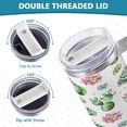 thumbnail image 5 of SKYSONIC 40oz Succulent Plants Tumbler With Lid And Straw Travel Coffee Mug Stainless Steel Insulated Thermal Tumblers Cup, 5 of 7