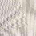thumbnail image 6 of Great Bay Home Striped Microfiber Wrinkle Resistant Sheet Set  (King, Light Grey), 6 of 7