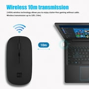 2.4G Wireless Portable Rechargeable Mobile Mouse Optical Mice with USB Receiver, 3 Adjustable DPI Levels, 4 Buttons for PC, Laptop, Computer, MacBook- Black/White/Gray - image 4 of 4
