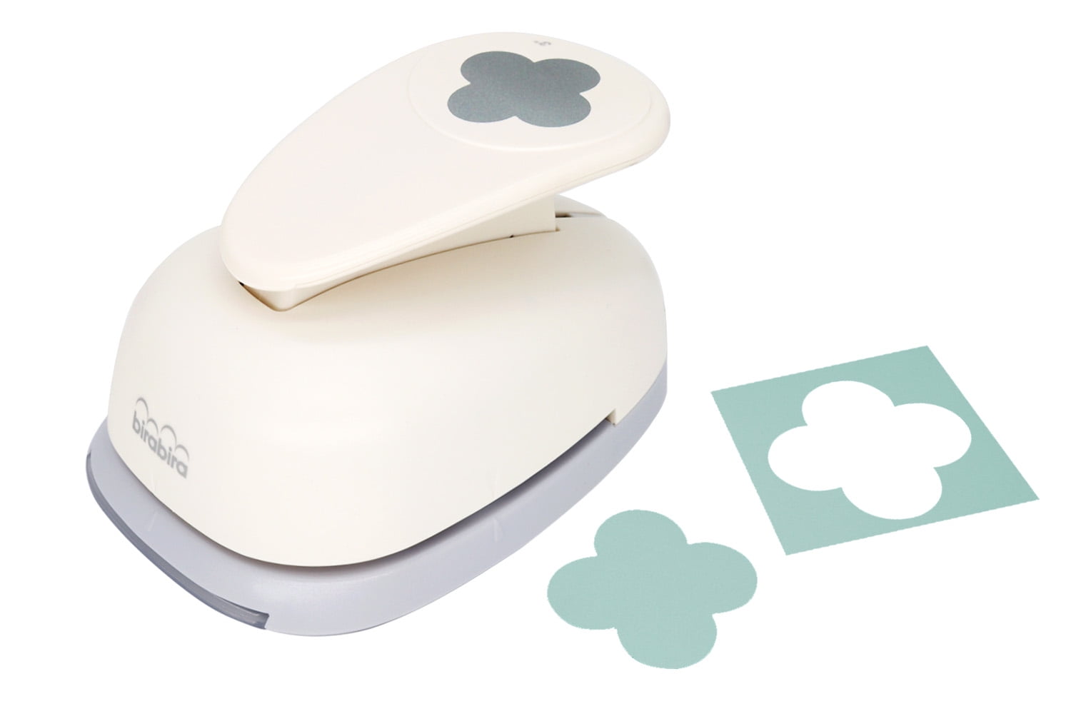 Bira Craft 3 inch Mini Round Envelope Lever Action Craft Punch, Flower punch, for Paper Crafting Scrapbooking