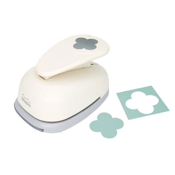 Bira Craft 3 inch Mini Round Envelope Lever Action Craft Punch, Flower punch, for Paper Crafting Scrapbooking