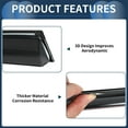 thumbnail image 5 of Unique Bargains Window Deflectors Side Window Vent Visors for Toyota Corolla 2003 Black Rain Guards Sun Visors Wind Vent Visors Window Vent Shades, 5 of 7