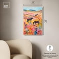 thumbnail image 5 of Horses in Beautiful Pasture II Canvas Trendy Western Print by Art Remedy, Gallery Wrapped, 16" x 24", 5 of 7