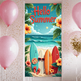 thumbnail image 6 of Tropical Surfboard Beach Summer Banner Decorative Ocean Sand for Outdoor Party Holiday Event Picnic Celebration, 6 of 7