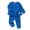 Blue, variant on 12 Months Baby Girls Clothes 18 Months Girls Fall Winter Outfits Set Solid Color Infant Girl Long Sleeve Sweatshirt Top Pants Set Pink