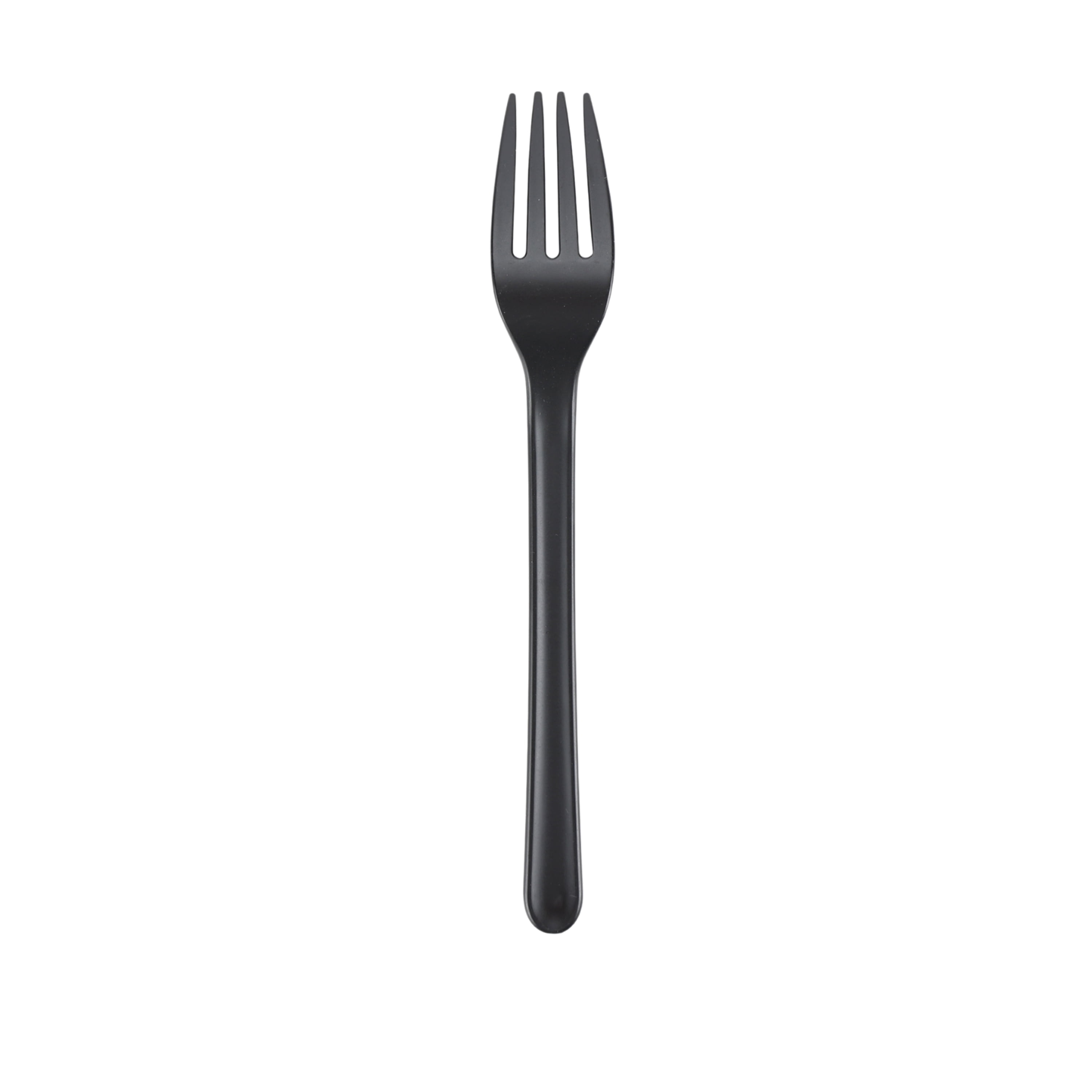 Mainstays - Black Eco-Friendly Recycled Plastic 3-Piece Flatware Set