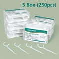 thumbnail image 4 of 1/2/5/10 Box Portable Disposable Dental Floss Plastic Toothpick High-tension Dental Floss Stick Dental Floss Box ﻿ Oral Care, 4 of 10