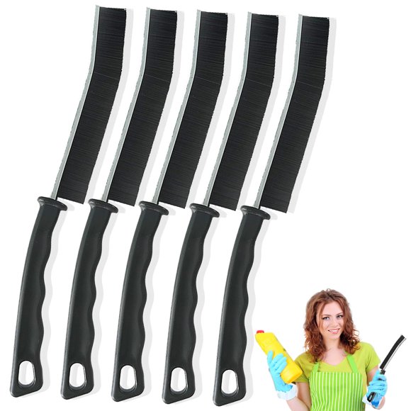Bestylez 5PCS Crevice Cleaning Brush Skinny Hard Bristle Fine Gap Brush Multifunction Grout Brushes for Dead Corner Groove Tiles Gap