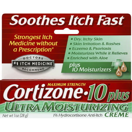 Cortizone 10 Plus Ultra Moisturizing Anti-Itch Creme (Best Anti Itch Cream For Bug Bites)