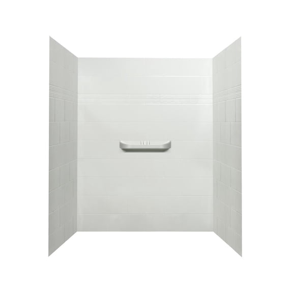 A&E Bath and Shower Alexa Acrylic Alcove Shower Wall