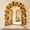 QV643, variant on halloween decorations Artificial Maple Leaf Wreath Thanksgiving And Fall Home Party Decor Colored Wreath