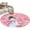 Pink, variant on Navy Blue Christmas Round Area Rug 4ft, Snowman Xmas Tree Ball Gifts Winter Washable Non-Slip Circle Rugs for Bedroom Living Room Kitchen, Soft Non Shedding Circle Carpet for Dining Room Dorm