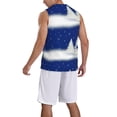 thumbnail image 2 of Naloa Christmas Fir Tree Basketball Jersey Reversible Men's Mesh Athletic Sports Shirts Training Practice S-4XLLarge, 2 of 6