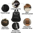 thumbnail image 3 of Mochila de moda para mujer, bolso multiusos, convertible, tipo bandolera, bolso de viaje., 3 of 7