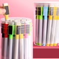 thumbnail image 3 of Fine Tip Marker Pen with Cap and Eraser for Whiteboards and Drawing Colorful, 3 of 6