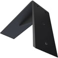 thumbnail image 6 of Ekena Millwork 2 1/2"W x 8"D x 6"H Countertop Support Steel Heavy Duty Bracket w/ Gusset, Powder Coated Black, 6 of 10