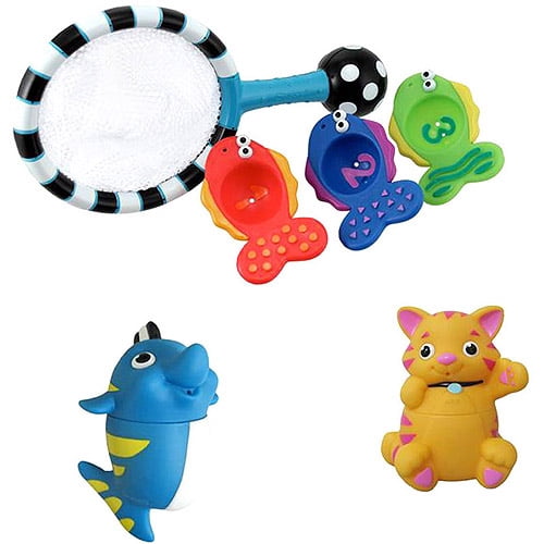 Sassy Stay Clean Squirts and Count & Catch Bath Set
