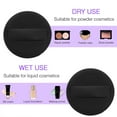 thumbnail image 4 of Miangastore Dusting Puff Cushion Sponge Black Pu Leather 6Pcs, 4 of 8
