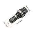 thumbnail image 2 of 14mm Thread Screw Cap Panel Mounted 6mmx30mm Fuse Holder AC 125V/15A 250V/10A Black 4Pcs, 2 of 3