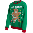 thumbnail image 5 of Quad Seven Boys' Ugly Christmas Sweater - Fleece Novelty Xmas Holiday Party Pullover Sweatshirt (4-18), 5 of 7