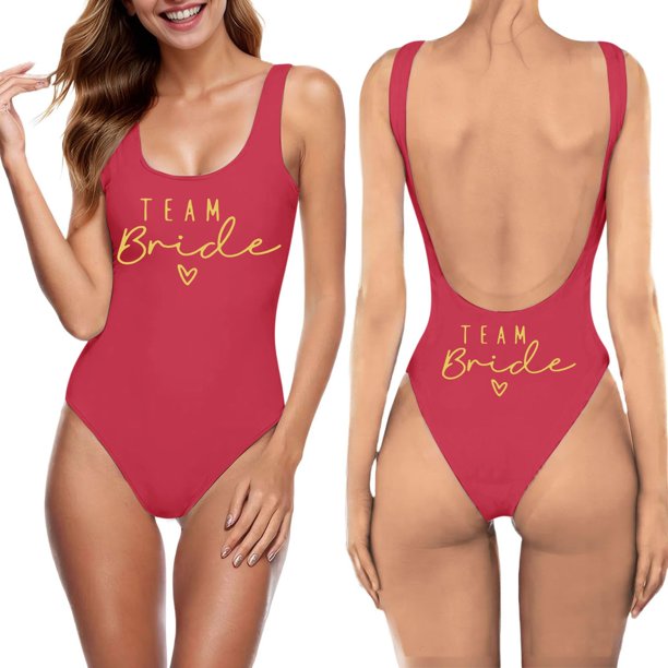 MKLEKYY Trajes De Baño Mujer Short Women Fashion Letter Print Piece Swimsuit Sexy Bikini Swimwear Bathing Sleeveless Backless Swimsuit 2105