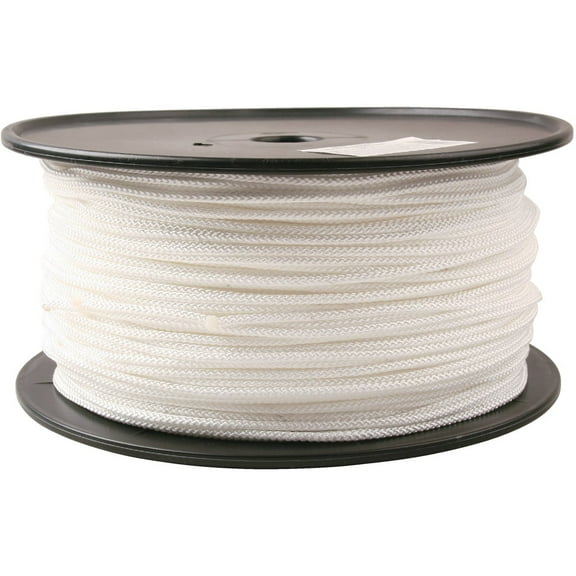 Do it Best 9/64 In. x 1000 Ft. White Braided Nylon Rope 739073