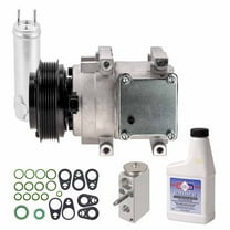 AC Compressor & A/C Kit For Ford Fiesta 2011 2012 2013 - Includes Drier Filter, Expansion Valve, PAG Oil & O-Rings! - BuyAutoParts