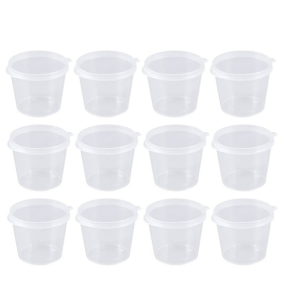 Sauce en Plastique Mini Trempette Vinaigre Bol à Sel Sushi Sucre Plat Jetable Portion Moutarde Récipient à Condiments