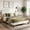 White, variant on 4 Ever Winner California King Size Bed frame with Headboard, Boucle Upholstered Bed Frame, Wood Slat Support, No Box Spring Needed, Easy Assembly, White