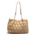 thumbnail image 1 of Puffy Hobo Bag Bolso Mujer Nylon Mano para El Viajes Compras, 1 of 9