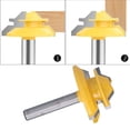 thumbnail image 4 of Woodworking Milling Cutter, 1/4in Shank Router Bit Standard Sizes Alloy Blade Wear  Portable  For Plywood MDF Particle Board 2in,1-3/8in,1-1/2in, 4 of 8