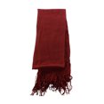 thumbnail image 2 of Bamboo Shawl Pure Colour Contemporary The Tsandza Collection Crimson, 2 of 3