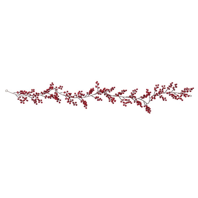 Décorations de Noël en Osier de Baies Rouges Artificielles, Ornements de Décoration pour la Maison, Décor de Fête de la Saint-Valentin pour Usage Intérieur et Extérieur, 66,93 Pouces