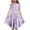 Purple-C, variant on Girls Ruffled Sleeve Dresses Crew Neck Cute Floral Print Midi Dress Summer Casual Trendy Clothes With Pockets (12-13 Years, Light Blue)