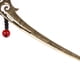 thumbnail image 5 of Las mujeres nupciales de latón borla de de de imitación colgante horquilla palo de cabellero Salvador Hair Stick, 5 of 8