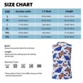 thumbnail image 4 of Kdxio Butterflies1 for Men's Muscle T-shirt,Sleeveless for Workout Running Athletic Gym Lounge Casual, 4 of 5