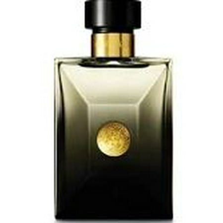 Versace Pour Homme Oud Noir Eau De Parfum Spray, Cologne for Men, 3.4