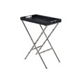 thumbnail image 1 of ACME Lajos Tray Table in Black & Brushed Nickel, 1 of 2