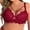 Wine, variant on Bras for Women Full-Figure Bra Full-Coverage Wireless Bra Balconette Bra Style B50 Women+sports+bras Pullover Bra Feature Cupless Bra Hook & Eye Bra Closure , Wine 85C