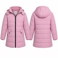 thumbnail image 2 of Steve Madden Girls Puffer Jacket Insulated Quilted Long Length Winter Parka Long Puffer Jacket, 2 of 6
