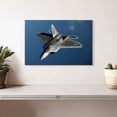 thumbnail image 2 of Elephant Stock F-22 Raptor Fighter Plane Wall Art - Horizontal Canvas Wall Art - Living Room Wall Decor - Military Canvas - Blue And Gray Decor - 12" x 8", 2 of 8