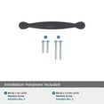 thumbnail image 6 of Amerock BP1590G10 Inspirations Cabinet Pull, Satin Nickel, 6 of 6