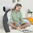thumbnail image 4 of Reading Pillow For Bed Back Rest Lumbar Support Arm Seat Cushion Lounger Pad, 4 of 5