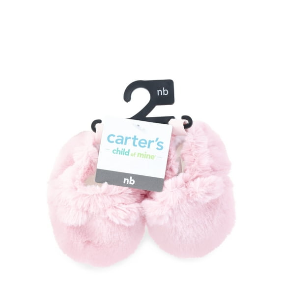 Carter's Child of Mine Baby Girl Bear Slipper